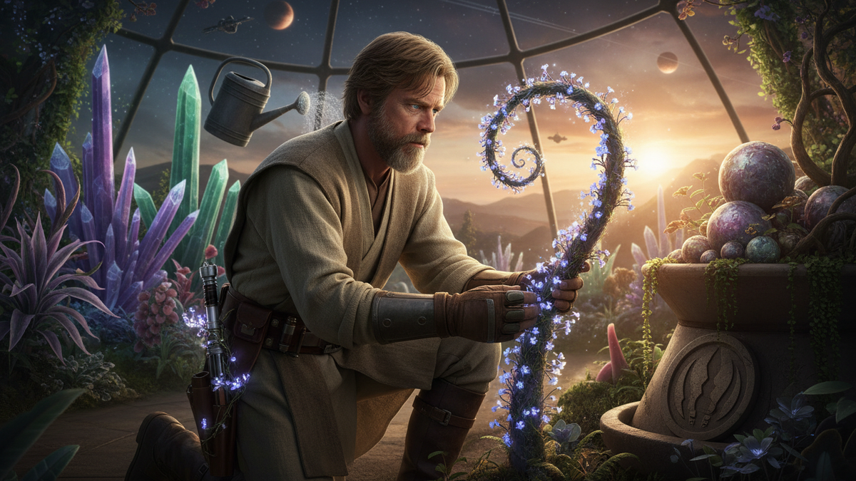 Luke Skywalker: The Intergalactic Gardener